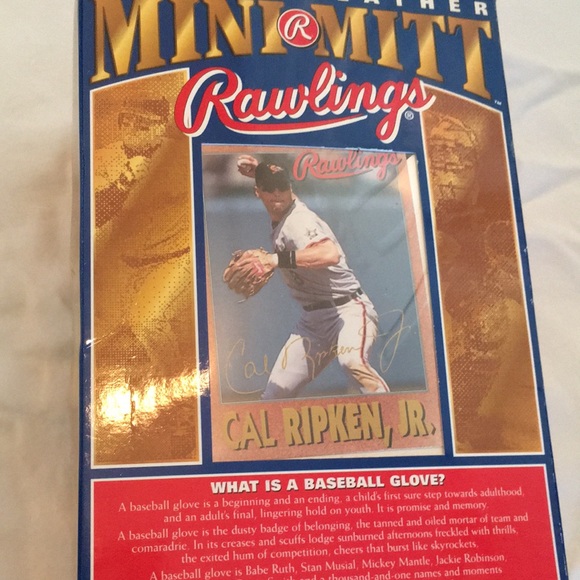 Rawlings Mini Mitt Genuine Leather Glove - Picture 4 of 9